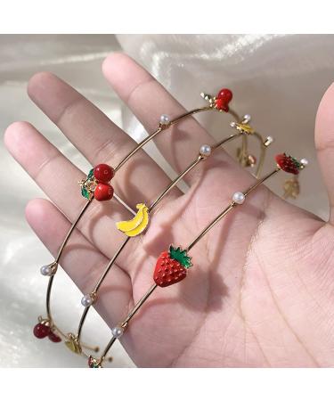 Holibanna Strawberry Headband - Stylish Metal Hair Hoop for Women & Girls | Perfect Headdress for Any Occasion - Buy Online on GoSupps.com