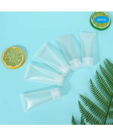Bulk Empty Lotion Tubes 20ml - 50 pcs | Travel-Friendly Refillable Plastic Bottles for Body Lotion & Shampoo | Sample Packaging - Buy Online on GoSupps.com