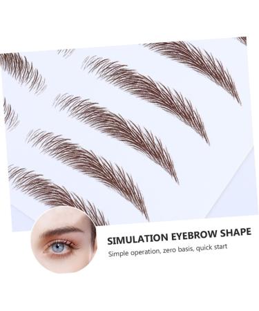 Ipetboom 15 Pcs Eyebrow Stickers Waterproof Makeup Authentic Eyebrows Eyebrow Tool 6d Template Water Proof 21x15cmx3pcs Brownx3pcs - Buy Online on GoSupps.com