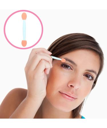 Healeved 200 Pcs Double Ended Eyeshadow Brush Cosmetic Tool Sponge Brush Sponge Eyeshadow Stick Double-sides Eye Brush Tipped Oval Makeup Tool Latex Sponge Eyeshadow Makeup Tool 6.5x1.3cmx2pcs Bluex2pcs - Buy Online on GoSupps.com