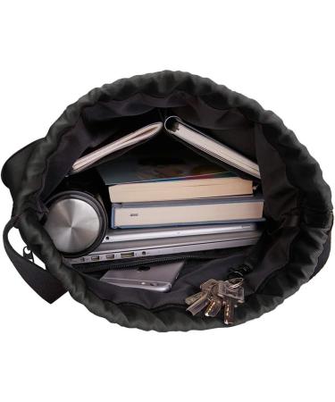 Kalidi 11L Gym Backpack & Daypack for Men & Women | Kordelzug Sports Bag with Inside Pocket - Perfect for Travel & City | Anthracite - Buy Online on GoSupps.com