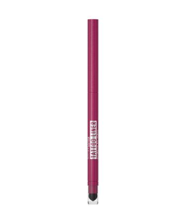 Maybelline New-York - Smokey Effect Eye Gel Pencil - Waterproof & 36h Hold - Smokey Tattoo Liner - Color: Burgundy Break