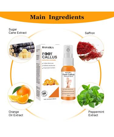 Foot Peeling Spray | Quick Callus Removal & Skin Care | Corneal Remover for Soft Feet - Buy Online on GoSupps.com