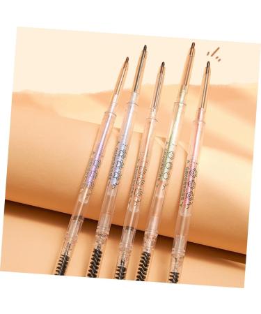Outanaya 5pcs Eyebrow Makeup Pencils Eyebrow Pens Pencils with Ash Brown Eyebrow Pencil Hair Double Bun Paste - Buy Online on GoSupps.com