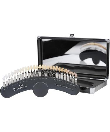 27 Color Shade Guide with Mirror - Ultimate Bleaching Teeth Color Chart for Home & Salon Use - Buy Online on GoSupps.com