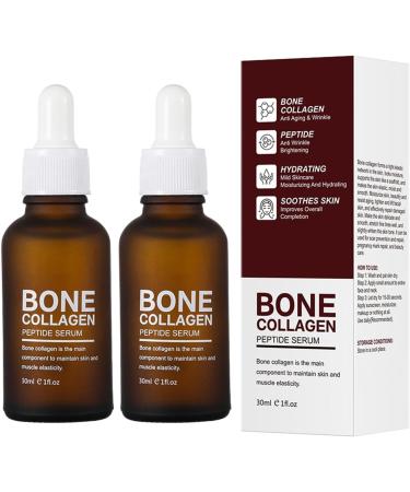 Bone collagen peptide serum collagen hydrolyzate per serving facial serum antiwrinkle antiaging skin serum white facial skin reduced pores 30 ml x 2 facial hydration - Buy Online on GoSupps.com