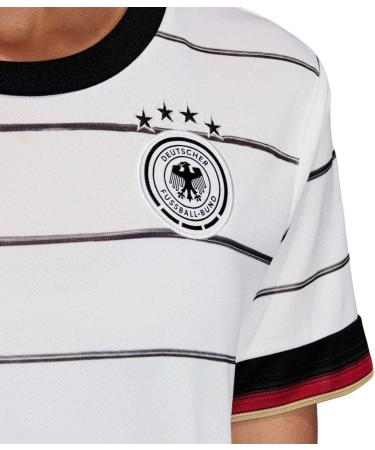 Buy adidas Women's DFB H JSY W T-Shirt M Blanco - International Shipping Available | Official Soccer Merchandise - Buy Online on GoSupps.com
