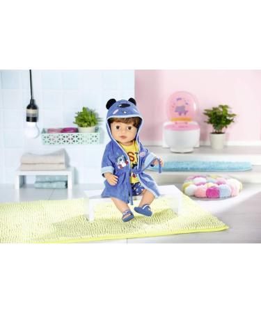 Buy Zapf Creation Baby Born Bath Deluxe Bathrobe Set - Blue Doll Clothing 43 cm | International Shipping Available - Buy Online on GoSupps.com