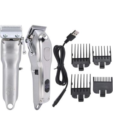 Professional Hair Clippers Kit with LCD Display - Rechargeable Stainless Steel Beard & Mustache Trimmer for Men | Grooming Salon Essentials - Buy Online on GoSupps.com
