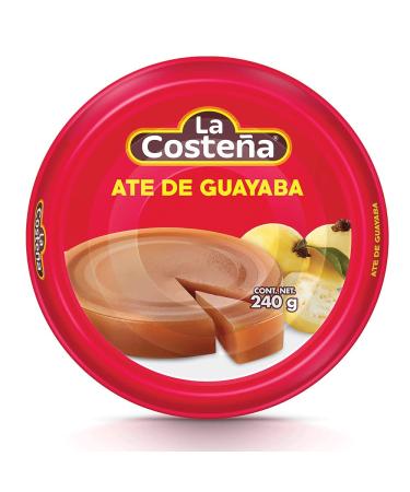 La Costena Guayaba Paste 240g / Mexican Guava Fruit Paste Traditional Sweet Desert from Mexico Guava Paste for Cooking & Baking