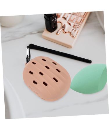 FRCOLOR 2pcs Beauty Egg Storage Set | Makeup Sponge Holder & Travel Case | Silicone Powder Puff Holder & Box - Breathable Design for Beauty Essentials - Buy Online on GoSupps.com