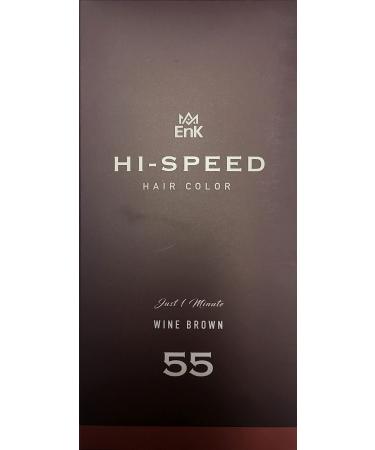 1 Minute Hi Speed Hair Color (Pack of 1 #55 Wine Brown) 17.64 Ounce (Pack of 1) 1.1 Pound (Pack of 1) #55 Wine Brown
