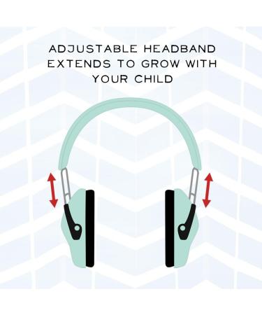 Muted Designer Hearing Protection for Infants & Kids - Adjustable Children's Ear Muffs from Toddler to Teen One Size Robot Blue - Buy Online on GoSupps.com