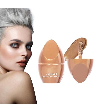 Contouring Shadow Makeup Set - Four Shades Highlighting Shade Longwear Makeup Set | Ultra-Smooth Water and Sweat-Resistant Shade Kit for Face Cheekbone 01#light Gold With Pearlescent  - Buy Online on GoSupps.com