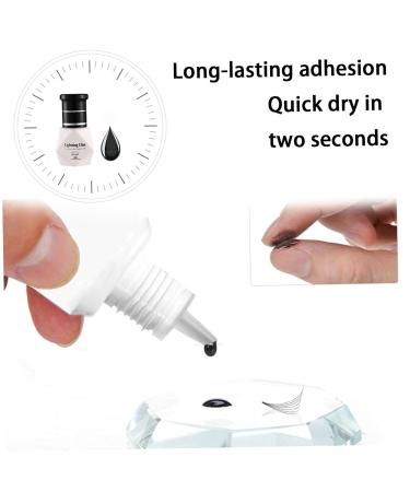 Eyelash Extension Glue 5ml - No Fume Quick Drying Long Lasting Adhesive for DIY Lash Extensions - Professional Portable Lash Glue - Buy Online on GoSupps.com