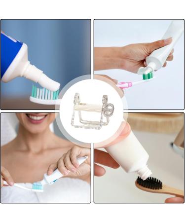Tube Squeezer Tool No Drilling Toothpaste Squeezer Rolling Tube Squeezer and Tube Squeezer Tool Accessories for Toothpaste Hand Cream White - Buy Online on GoSupps.com