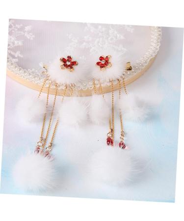 Beaupretty 1 Pair Hair Ball Hairpin Girls Barrettes Hair Pins for Girls Pom Pom Hairpins Tassel Hair Clips Kids Hair Clips Kids Hair Accessories for Girls Hair Style Girls Pompom Hanfu China - Buy Online on GoSupps.com