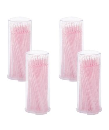 G2PLUS 400PCS Micro Applicators Brushes Crystal Pink Disposable Disposable Micro Applicators Eyelash Extension Swabs for Eyelashes Extensions Crafting - Buy Online on GoSupps.com