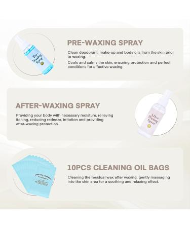 Topdirect Roll on Waxing Set - Hair Removal Wax Warmer with 2 Honey Cartridges Wax Strips & Sensitive Skin Oil for Women | International Shipping - Buy Online on GoSupps.com