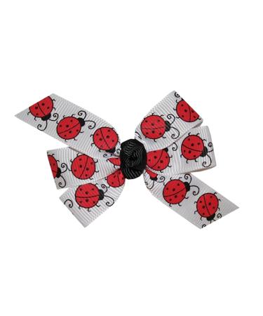 WD2U Baby Girl Ladybug Pigtail Hair Bow Set - 2 Alligator Clips - Buy Online on GoSupps.com
