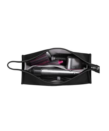 PU Leather Travel Case for Dyson Airwrap Styler/Dyson Supersonic Hair Dryer - Black | Waterproof & Shockproof Organizer - Buy Online on GoSupps.com