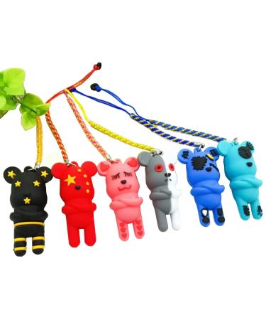 hiharu Tongtong Popogom Golf Tee Hanger 6 Types(pcs) 1 Set Golf Accessories Putter Keeper Buddy Butterfly Caddy Supplies Putter Cover Holder