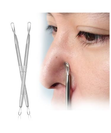 Piuruf acne needle 1. PC.Popular acne-spot pimple-extractor tool silver double-ended blackhead comedone remover face clean tools acne needle