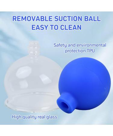 Professional NATUCE 5-Piece Cupping Glass Set | Real Glass Therapy Cups & Fascia Scraping Tools for Body & Neck - Buy Online on GoSupps.com