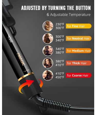 Hair Waver  3 Barrel Curling Iron for Beachy Waves  Hair Crimper with LCD Temp Display  Ceramic Tourmaline Triple Barrels Curling Wand  Beach Waver Curling Iron with Dual Voltage  Black - Buy Online on GoSupps.com