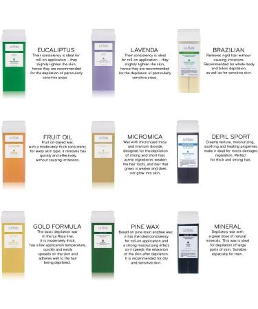 La Rosa Wax Cartridges 100ml - Lavender for Sensitive Skin | Easy Application & Delicate Aroma - Buy Online on GoSupps.com