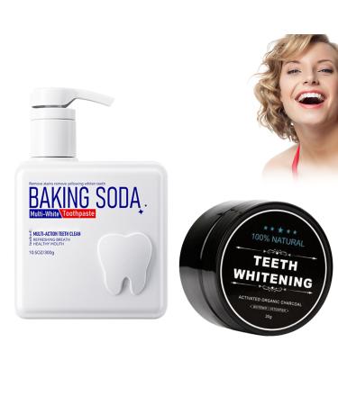 Shantou Yingji Whitening Toothpaste Oral Care 300 g and tooth powder whitening protection toothpaste for fresh breathing and strong teeth whitening removes stains removes tartar lip mask 9