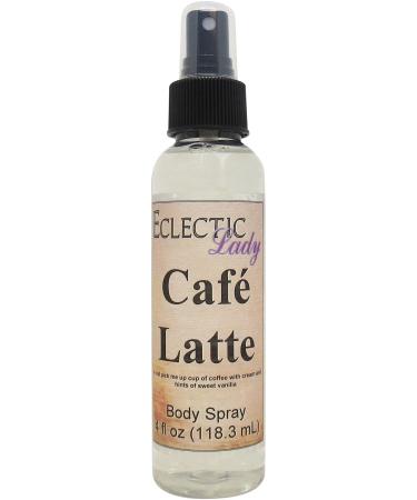 Cafe Latte Body Spray 4 ounces Body Mist for Women with Clean Light & Gentle Fragrance Long Lasting Perfume with Comforting Scent for Men & Women Cologne with Soft Subtle Aroma For Daily Use 4 Fluid Ounces
