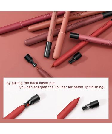 AONAT Professional Waterproof Lip Liner - Soft Long-Lasting Lip Contour Pencil in Apricot | Matte Finish for Perfect Kiss & Color - Buy Online on GoSupps.com