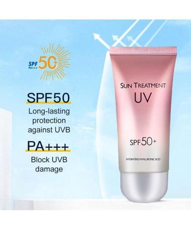 60ml Facial Body Sunscreen Whitening Sunscreen Sunscreen SPF50 Protective Cream Facial Sun Skin K9J5 Protection Pink - Buy Online on GoSupps.com