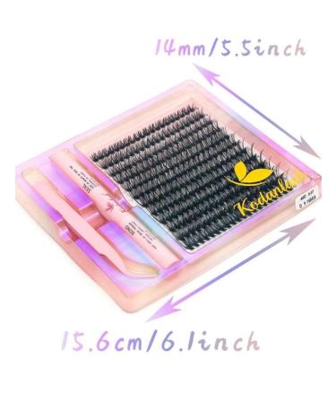 DIY Lash Extension Kit - Individual Volume Lash Clusters Long Lasting Bond & Seal Includes Tweezers - Perfect for Home Use - Buy Online on GoSupps.com