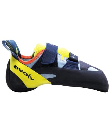 Evolv Shakra Climbing Shoe Aqua/Neon Yellow 8