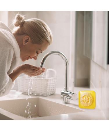 Gregali Antibacterial Lemon Soap Antifungal Natural Lemon Soap Bar Handmade Loofah Lemon Tea Tree Antibacterial Treatment Soap 100g Organic Soap Bar for Tinea Versicolor Folliculitis - Buy Online on GoSupps.com