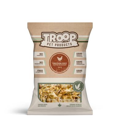 Loyalty Dog Treats Chicken Feet Fully Natural Single Ingredient Canadian Dehydrated Training Treat (114g) 114 g (Pack of 1) Dog Treats