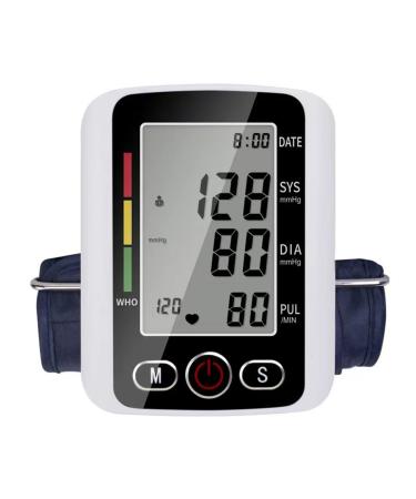 Blood pressure measuring device for home use upper arm Blood Pressure Monitor fully automatic blood pressure meter large cuff 2 * 99 memory easy to use