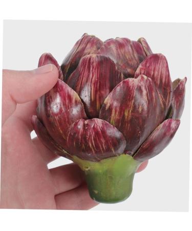 Amosfun Fake Vegetable household Rose wedding shop display artichoke vegetable props silk flower fake fake vegetables decorations wedding ornaments artificial artificial vegetable - Buy Online on GoSupps.com