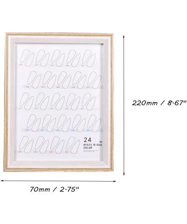 TANG SONG 1 PC 24 Colors Wood FrameNail Drill Grinding Bit Holder Suite Nail Drill Bits Container Nail Drill Bit Display Stand - Buy Online on GoSupps.com