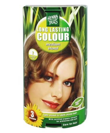 Hennaplus Long Lasting Medium Blond - Vibrant Hair Color for International Shipping - Buy Online on GoSupps.com