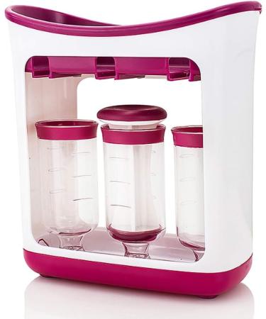 Wallfire Baby Food Squeeze Station - Homemade DIY Fresh Fruit Juice Maker with 10 Replacement Bags - Buy Online on GoSupps.com