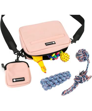 COOWONE Pink Dog Treat Bag - Ideal for Walking & Training Your Pet | Durable & Stylish - Buy Online on GoSupps.com