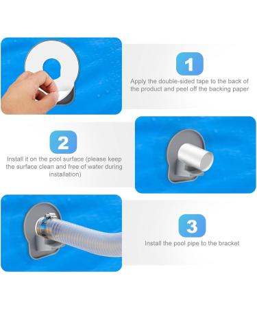 Syst mes de tuyaux de piscine au sol - Supports de tuyau r sistants aux intemp ries - Texture pour piscines - Supports de tuyaux de piscine 2 Pi ces. - Buy Online on GoSupps.com