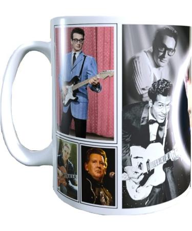 Rock n Roll Greats of The 50s & 60s Celebrity Music Icon Mug with Choice of Sweets Gift - Buy Online on GoSupps.com