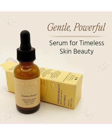 Chasma Timeless Beauty Face Serum - Bakuchiol Turmeric Vitamin C Hyaluronic Acid Peptides Deep Hydration Sensitive Skin Care Unscented - Buy Online on GoSupps.com