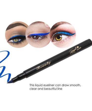 Liquid Eyeliner Pen Smudge Proof Eyeliner Long Lasting Fine Tip Eyeliner Pen for Precise Lines & Definition Precision Eyeliner Tool(Blue) - Buy Online on GoSupps.com