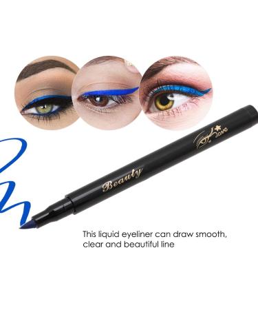 Buy Waterproof Blue Eyeliner Pencil - Abbey Matt Cosmetic Tool | Red & Blue Flash Eyeliner - Buy Online on GoSupps.com