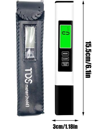 TDS Digital Water Tester - Water Quality Test Pen TDS Meter Digital Water Tester for Drinking Water Aquarium Swimming Pool Multifunctional Digital Pool Water Tester White - Buy Online on GoSupps.com